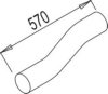 DINEX 80194 Exhaust Pipe